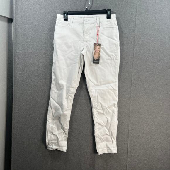 Laurie Felt Daisy Denim Girlfriend Crop Jeans- Denim Sun Dance, Reg 2 - Picture 1 of 12